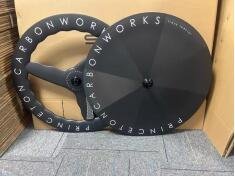 Princeton Pancake 3-knife all-carbon fiber integrated wheelset