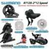 SHIMANO R7120 【Mechanical Shift】Large Kit, Road Bike 2*12 Speed ​​Oil Disc Brake 105