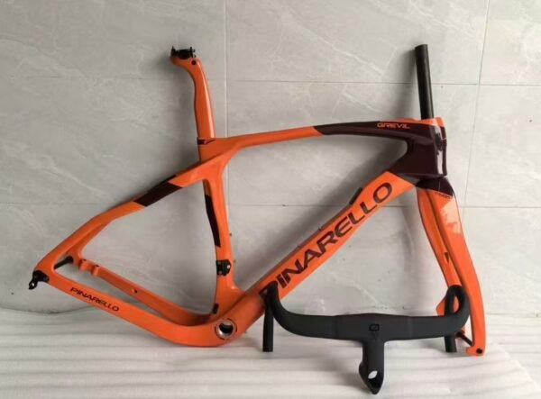 Pinarello Grvil F melon bike frame gravel frame off-road frame PINAELLO carbon fiber gravel frame GREVIL highway city off-road bicycle disc brake frame full internal wiring